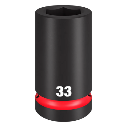 Milwaukee SHOCKWAVE Impact Duty 1" Drive 33mm Deep 6 Point Socket 49-66-6627