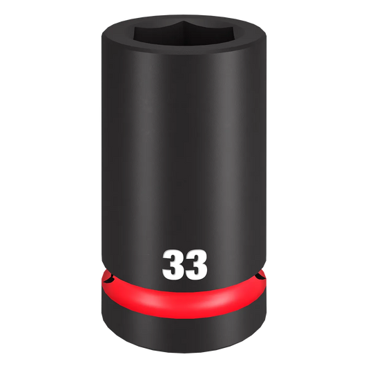 Milwaukee SHOCKWAVE Impact Duty 1" Drive 33mm Deep 6 Point Socket 49-66-6627