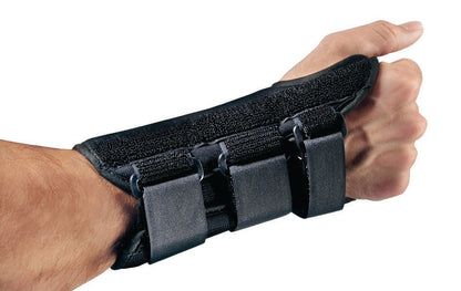 ProCare® ComfortForm™ Wrist Brace with Palmar Stay, Black, Right Hand