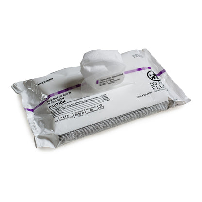 McKesson Premoistened Germicidal Wipe Surface Disinfectant Cleaner