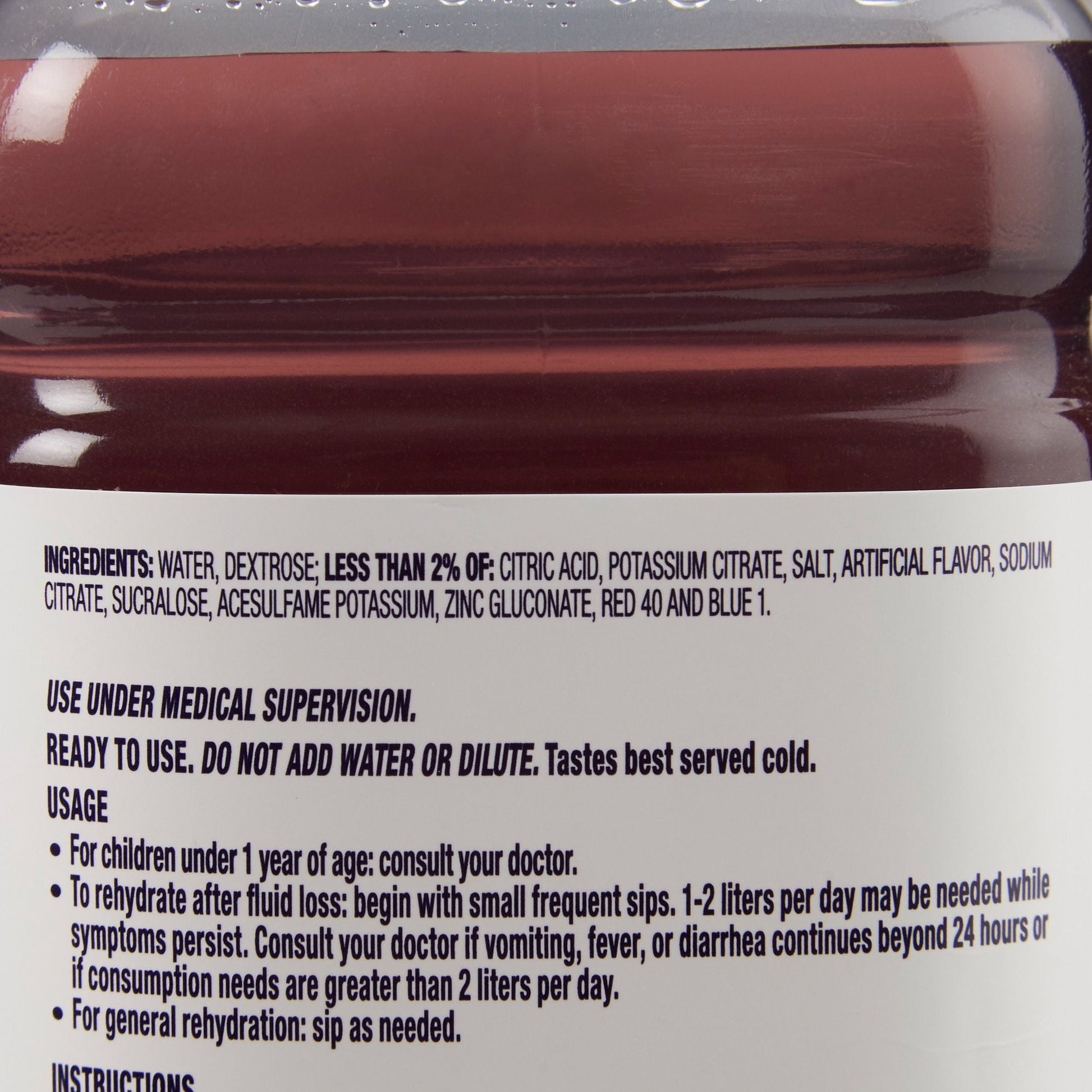 Pedialyte® Grape Electrolyte Solution, Bottle