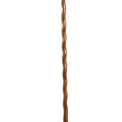Brazos™ Twisted Oak Hitchhiker Handcrafted Walking Stick, 58-Inch, Brown