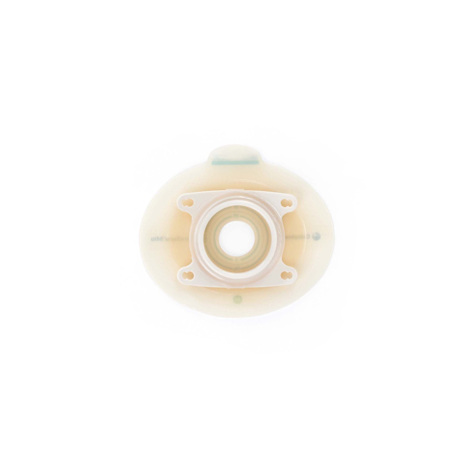 SenSura® Mio Click Ostomy Barrier, Stoma Opening, Green Color Match
