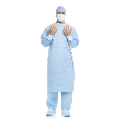 Aero Blue Surgical Gown with Towel