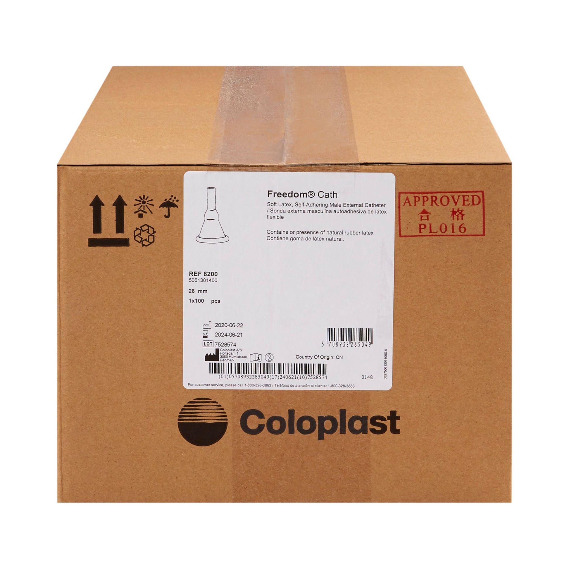 Coloplast Active Cath® Male External Catheter, Small, 23mm Diameter