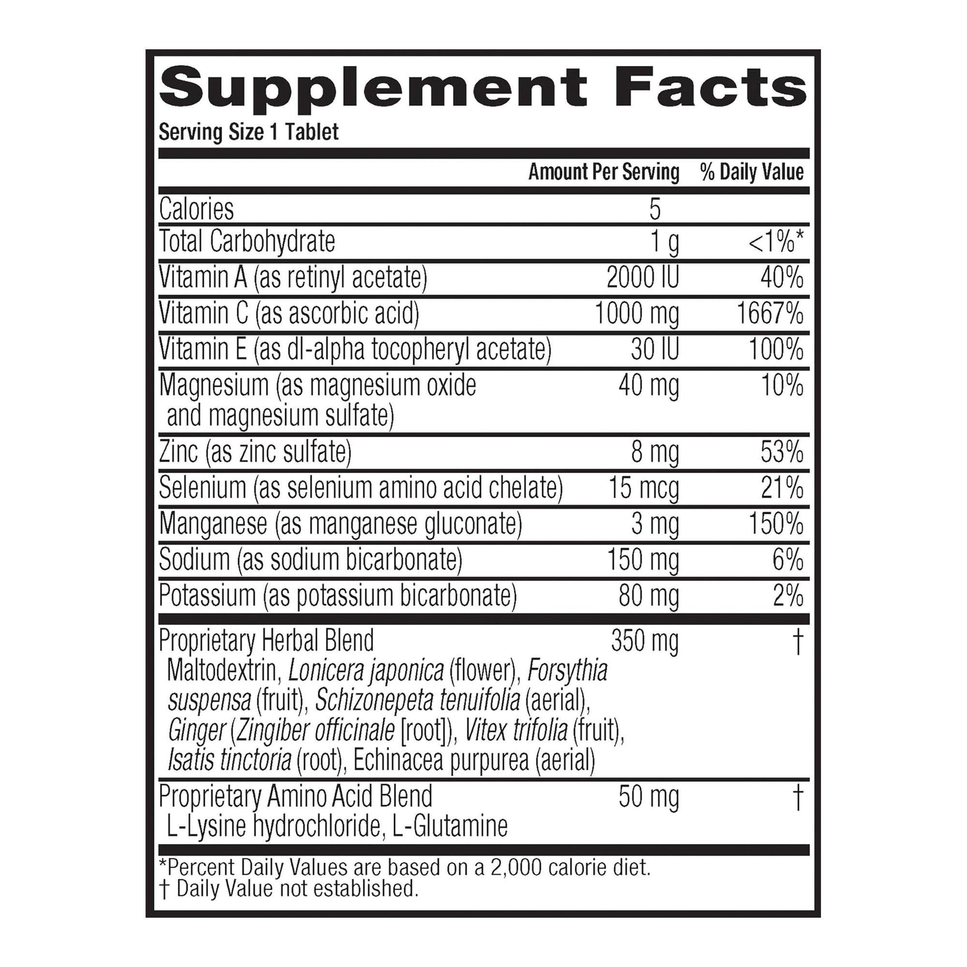 Airborne® Original Immune Support Supplement Effervescent Tablets, Strawberry