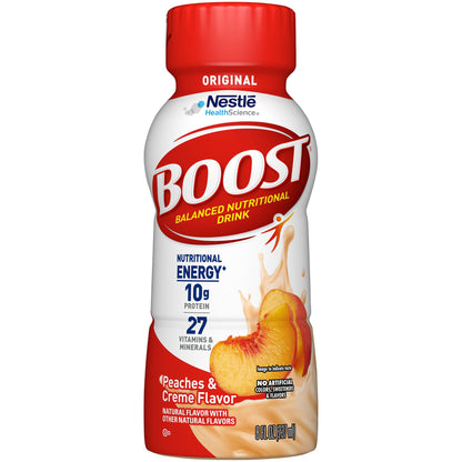 Boost® Original Peaches and Creme Balanced Nutritional Drink, bottle