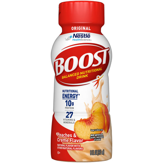 Boost® Original Peaches and Creme Balanced Nutritional Drink, bottle