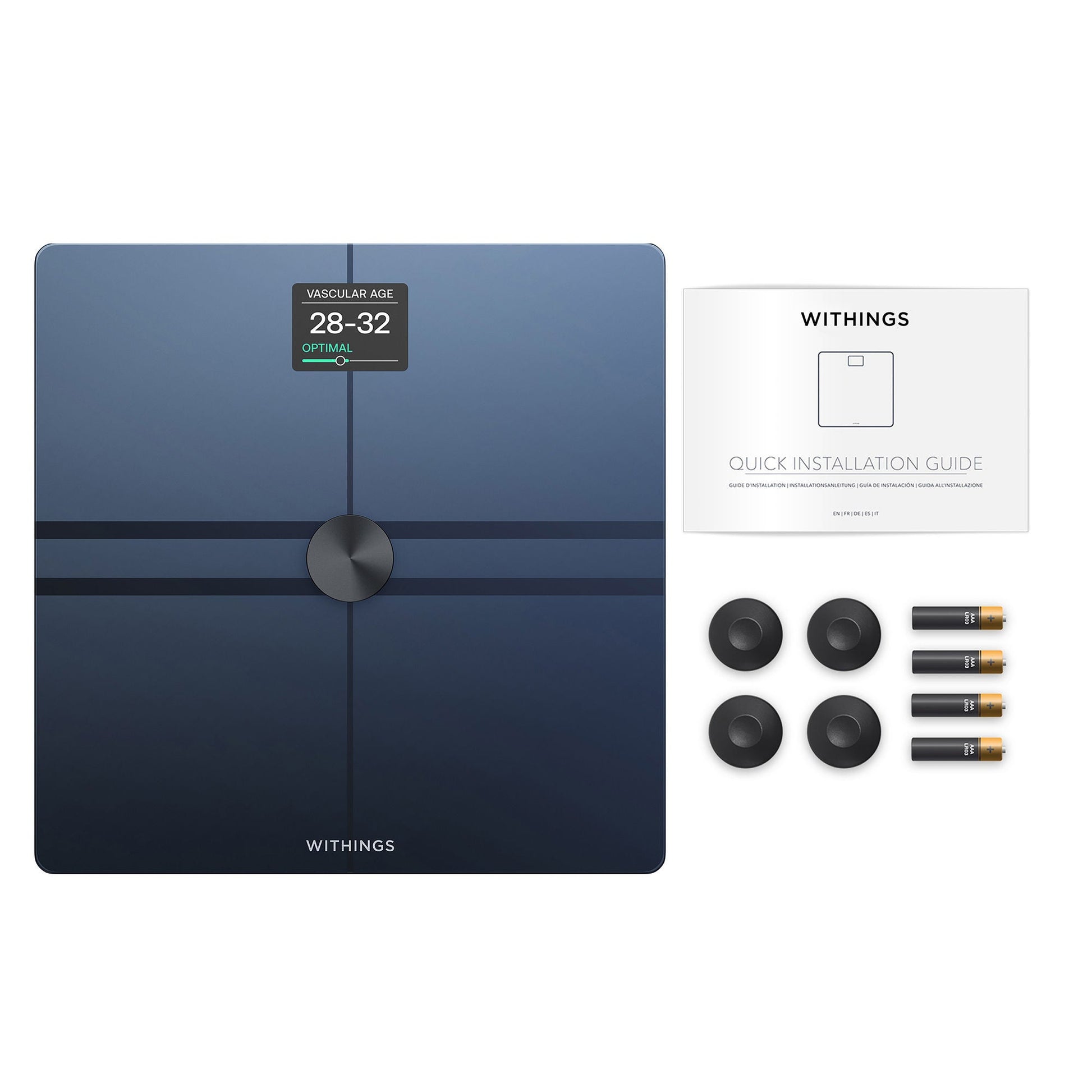 Withings Body Comp Wi-Fi Smart Scale, Black