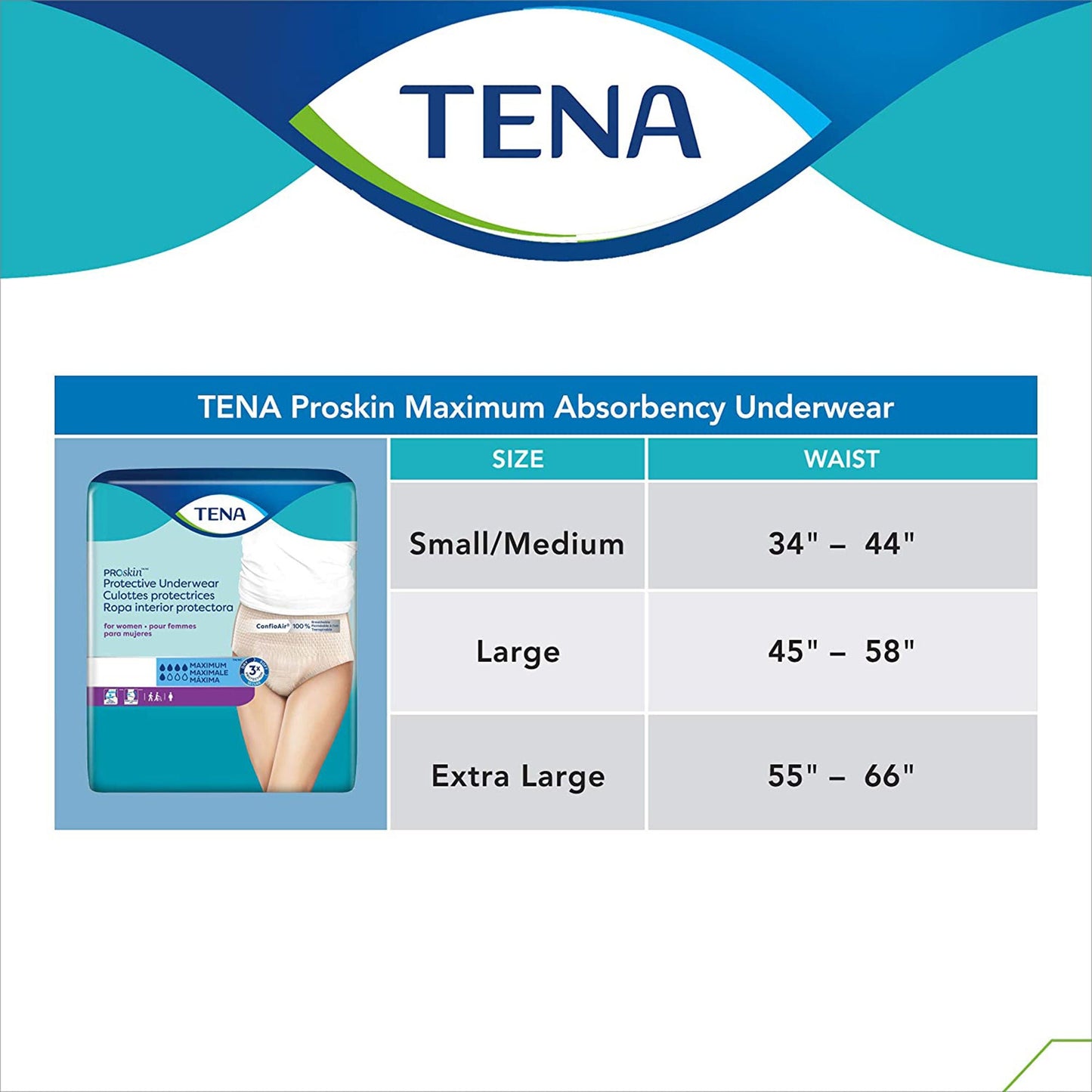 Tena® ProSkin™ Maximum Absorbent Underwear for Women