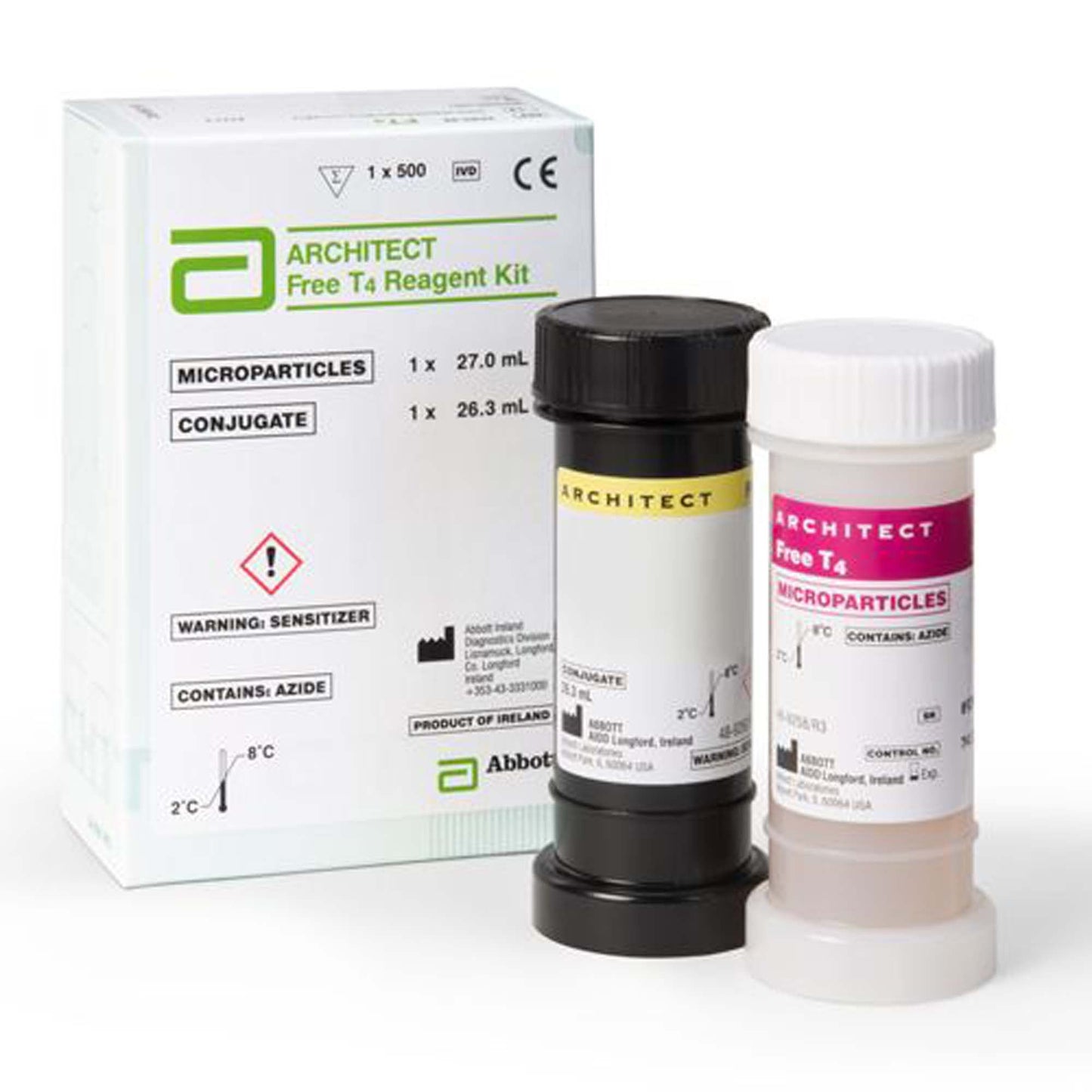Architect Immunoassay Reagent Free Thyroxine (FT4) For Architect i2000 Analyzer 500 Tests