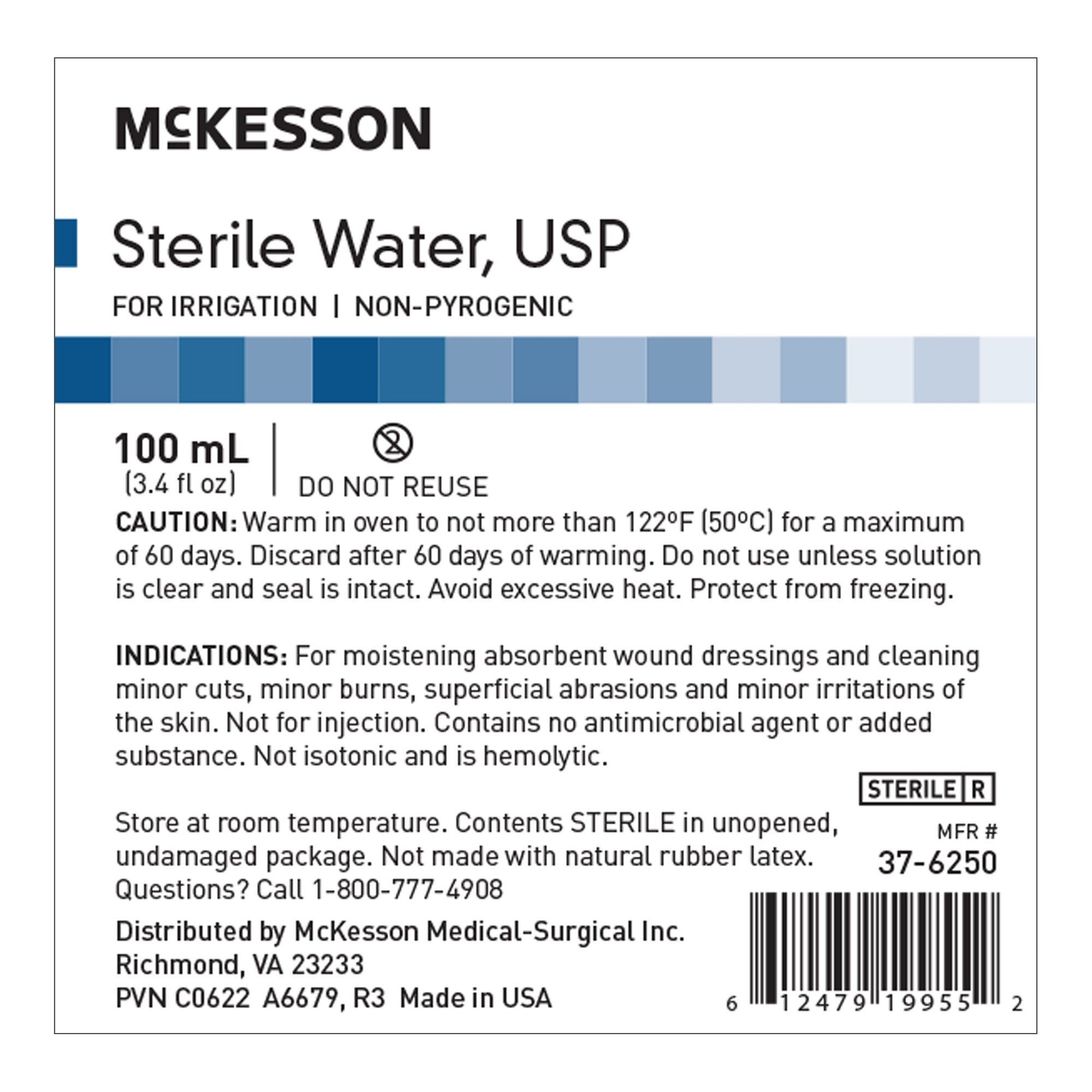 McKesson Sterile Water Irrigation Solution