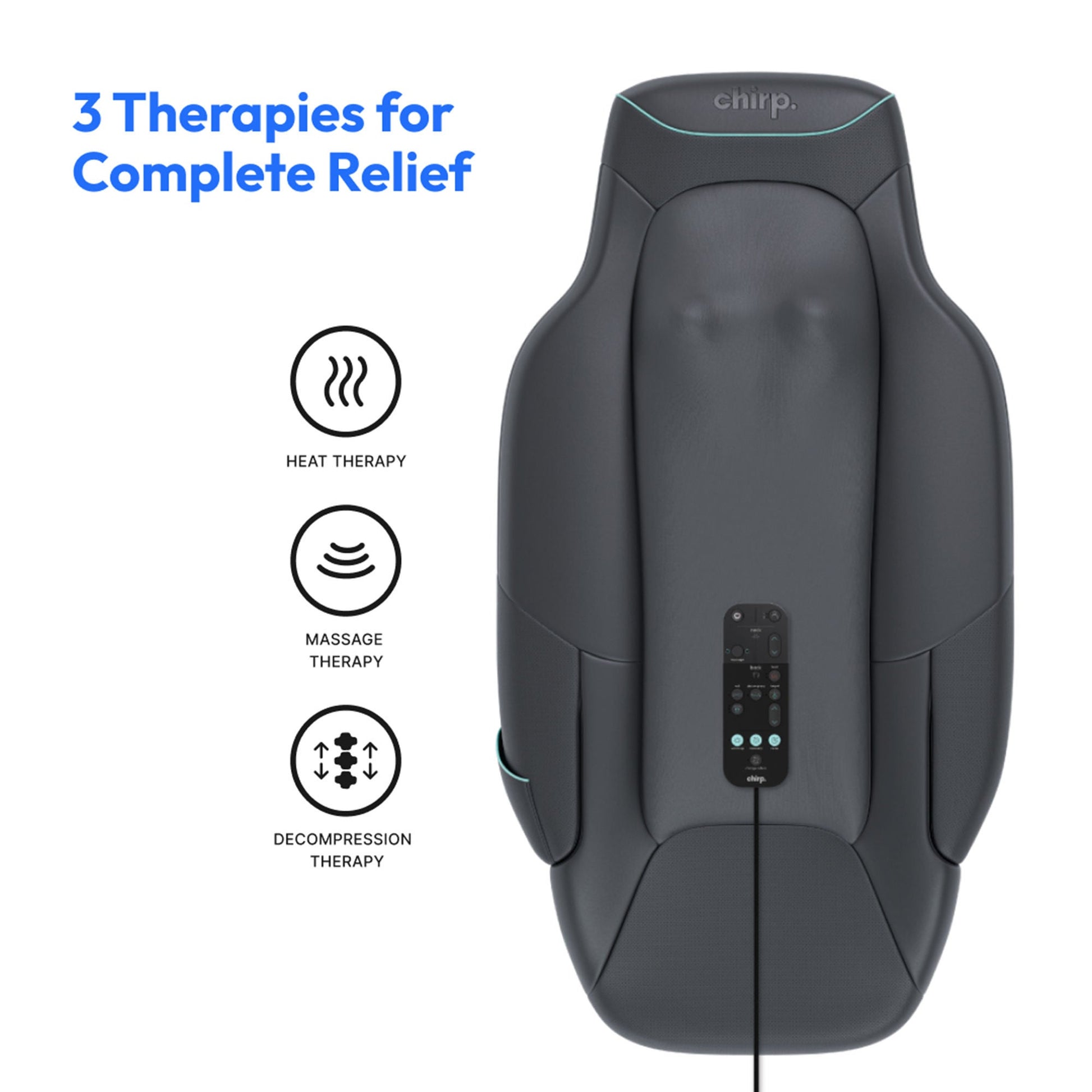 Chirp Decompression and Massage Table 22-2/5 W X Inch 7-1/5 Inch Height 400 lbs. Weight Capacity