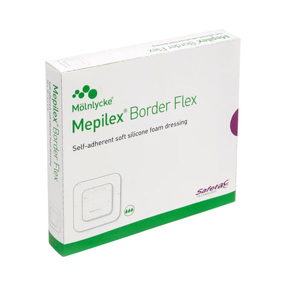 Mepilex® Border Flex Silicone Adhesive Foam Dressing