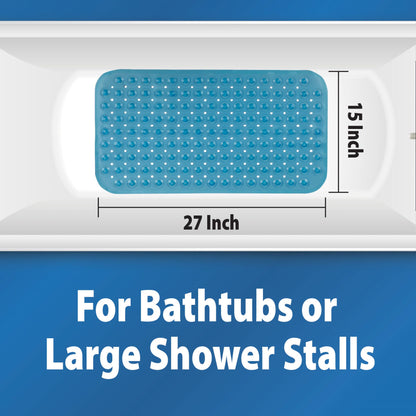 Theracare Bathtub Mat, Antifungal, Blue