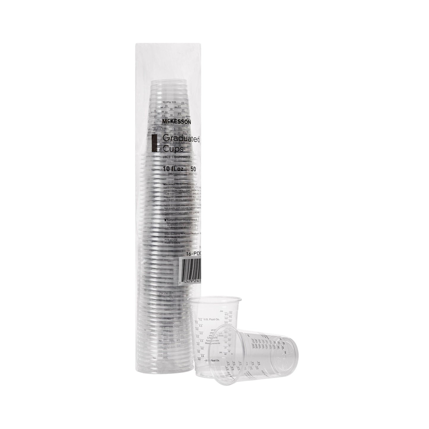 McKesson Graduated Drinking Cup, Clear
