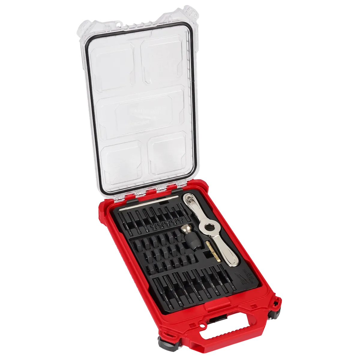 Milwaukee 38PC Metric Tap & Die PACKOUT Set w/ HEX-LOK 2-in-1 Handle 49-22-5603 | 38-Piece, Black Oxide