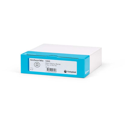 SenSura® Mio Click Ostomy Barrier, Stoma Opening, Blue Color Match