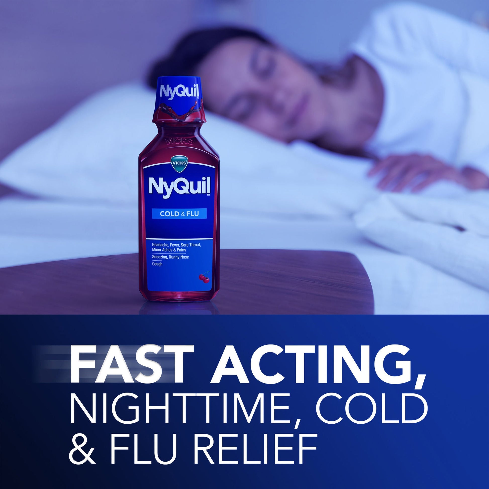 NyQuil Cold & Flu, Cherry Flavor