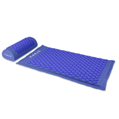 Kanjo Memory Foam Acupressure Mat Set, Blue