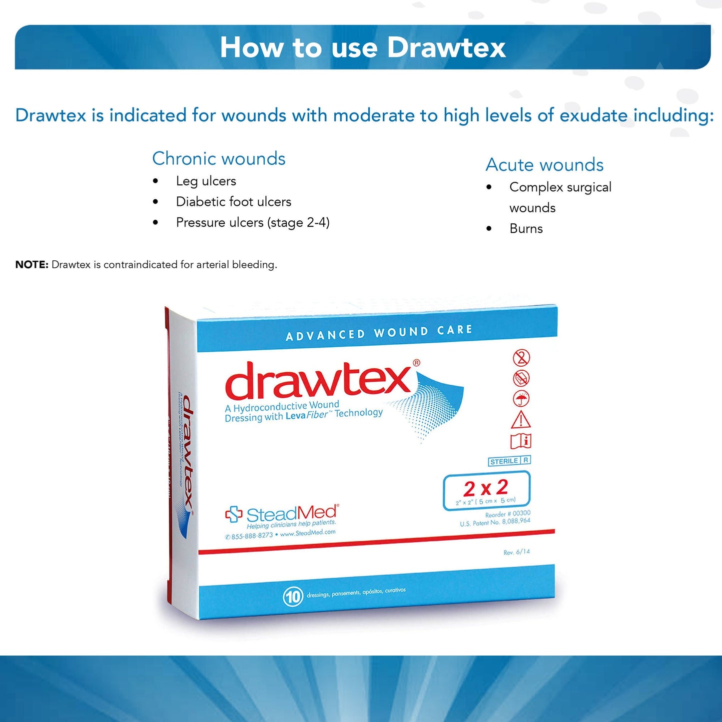 Drawtex® Nonadherent Dressing