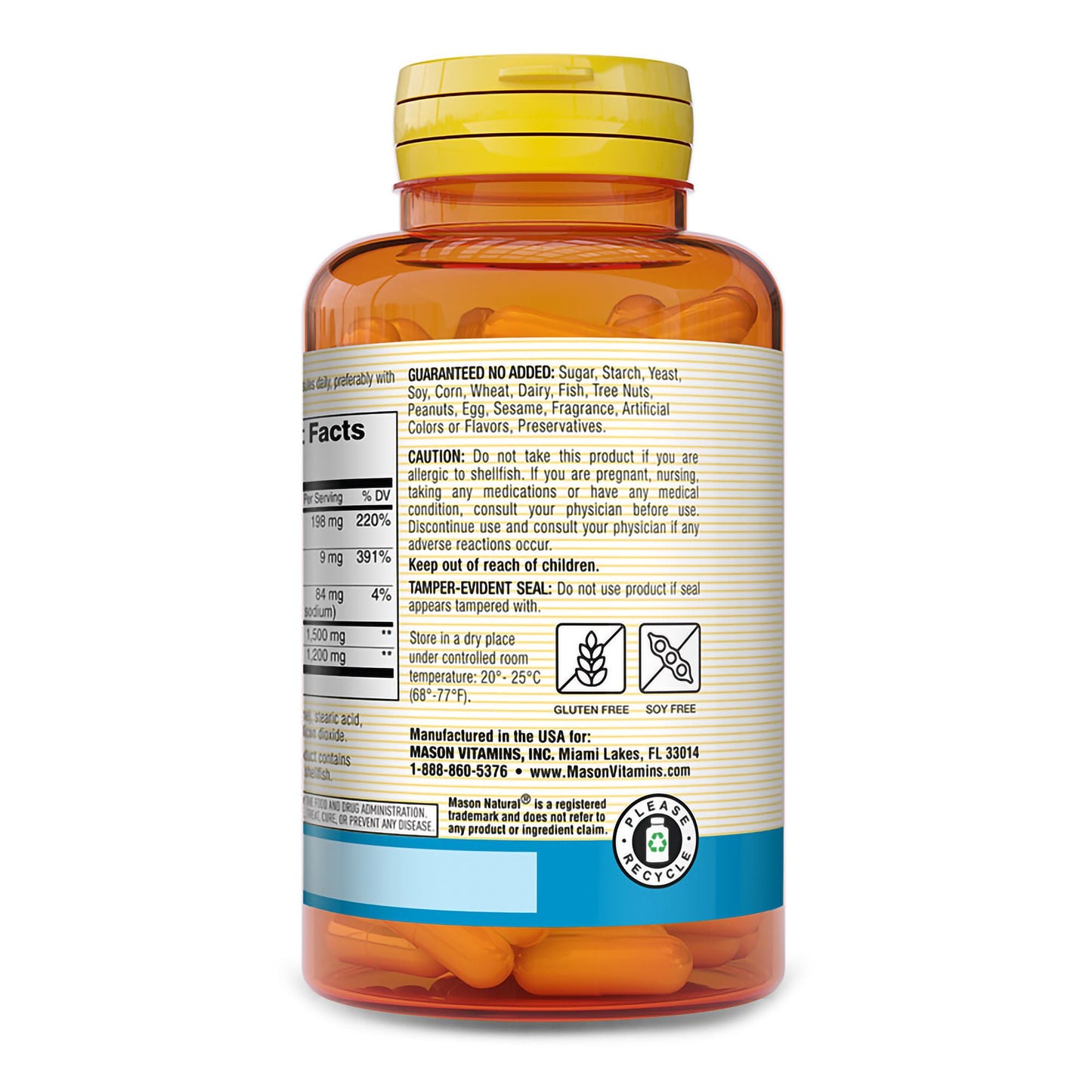 Mason Natural® Glucosamine Chondroitin 1500/1200 Capsules