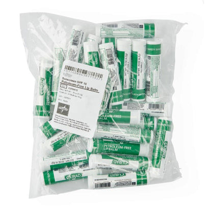 Curad Lip Balm with Sunscreen Balm Tube Mint Flavor