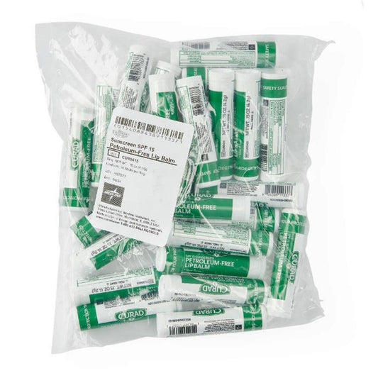 Curad Lip Balm with Sunscreen Balm Tube Mint Flavor