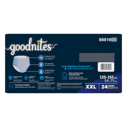 GoodNites® Nighttime Underwear for Boys, 2X-Large
