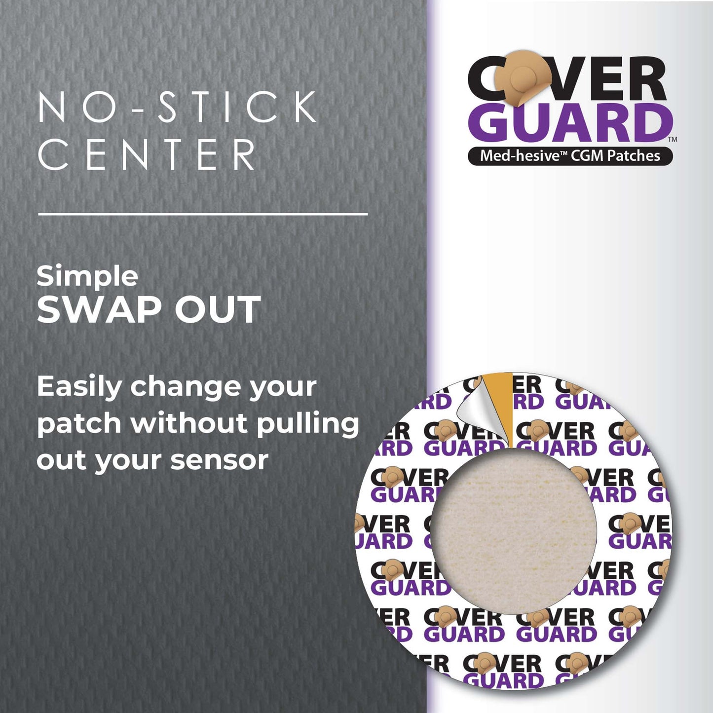 CoverGuard Sensor Overpatch Tan For Dexcom G7 Sensor