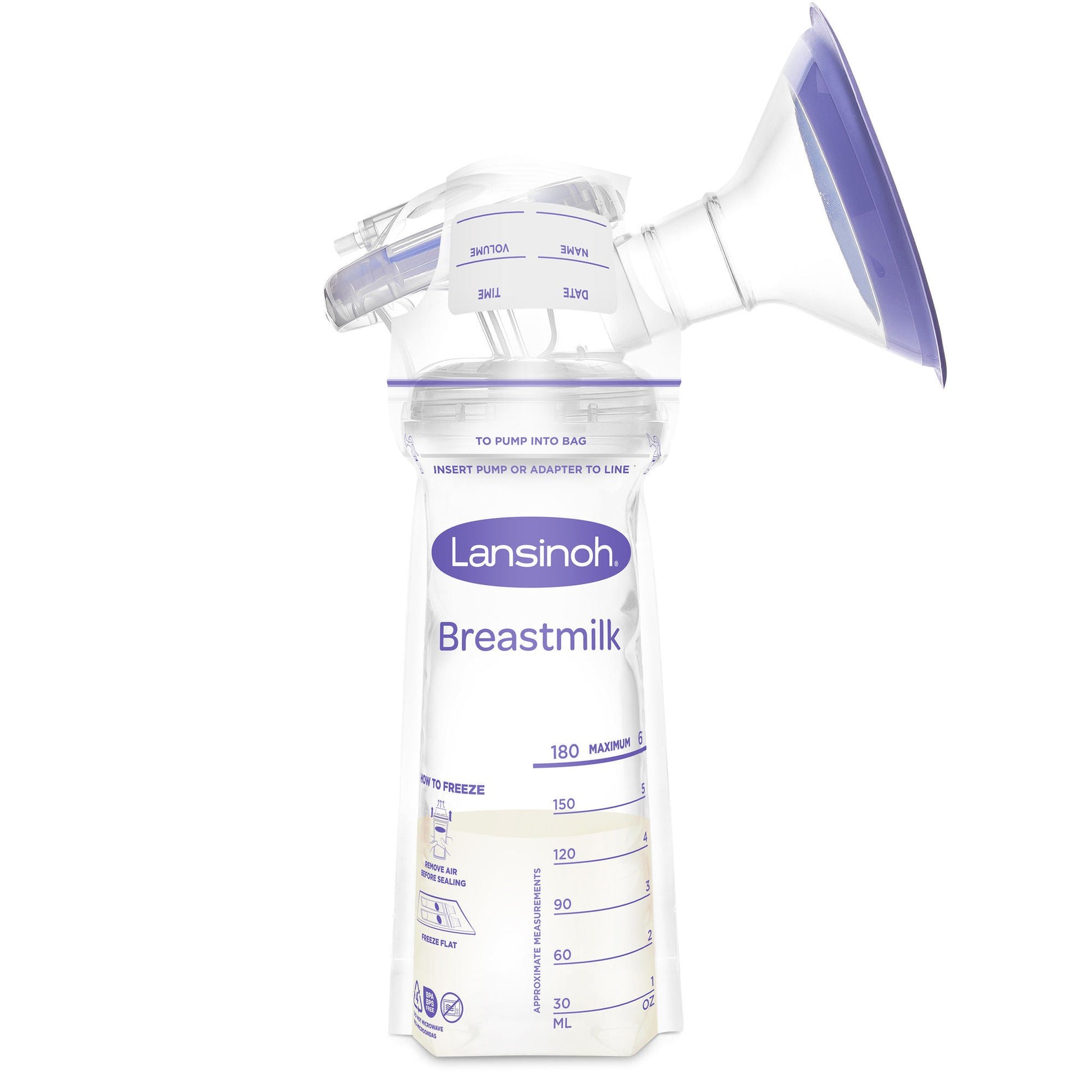 Lansinoh® Breast Milk Storage Bag, 6-ounce capacity