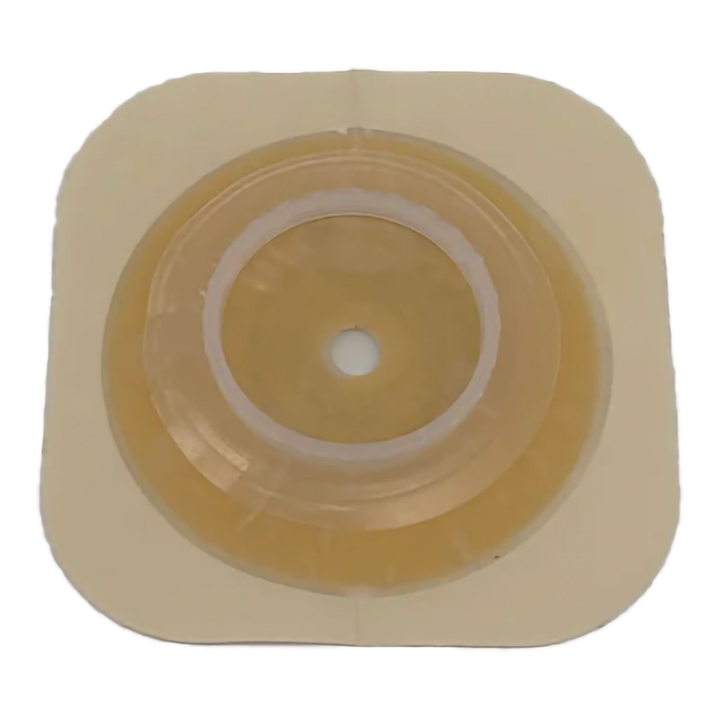 Ostomy Barrier Trim to Fit, Extended Wear Adhesive Tape Collar Flange Up to 1-1/4 Inch Opening 4--1/2 Inch