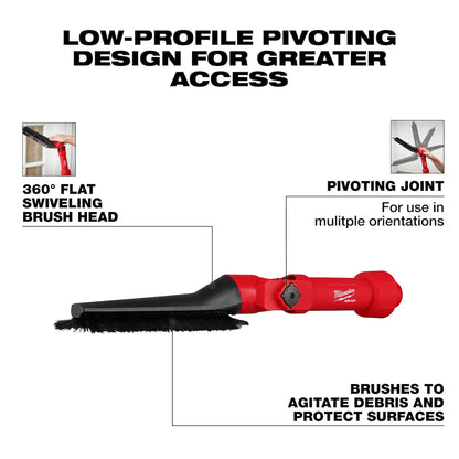 Milwaukee AIR-TIP Low-Profile Pivoting Brush Tool 49-90-2027