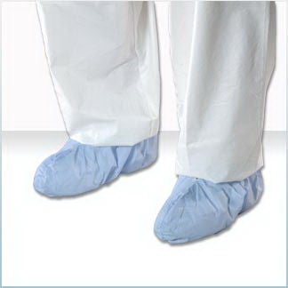 Critical Cover SureGrip Shoe Cover One Size Fits Most Shoe High Nonskid Sole Blue