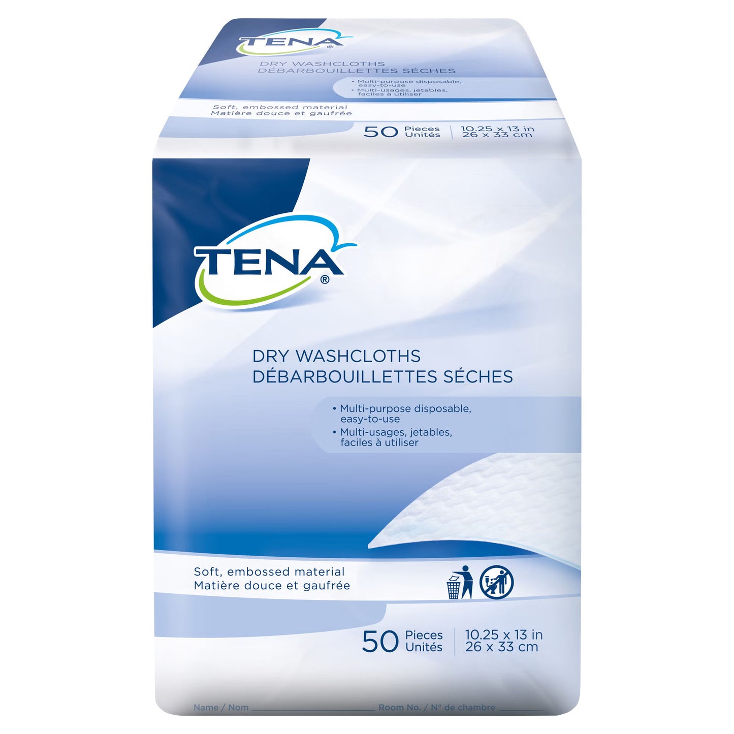 Tena® Dry Disposable Washcloths