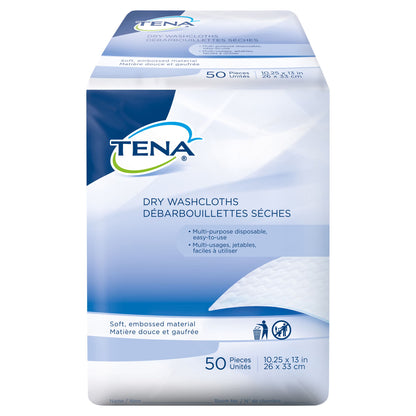 Tena® Dry Disposable Washcloths