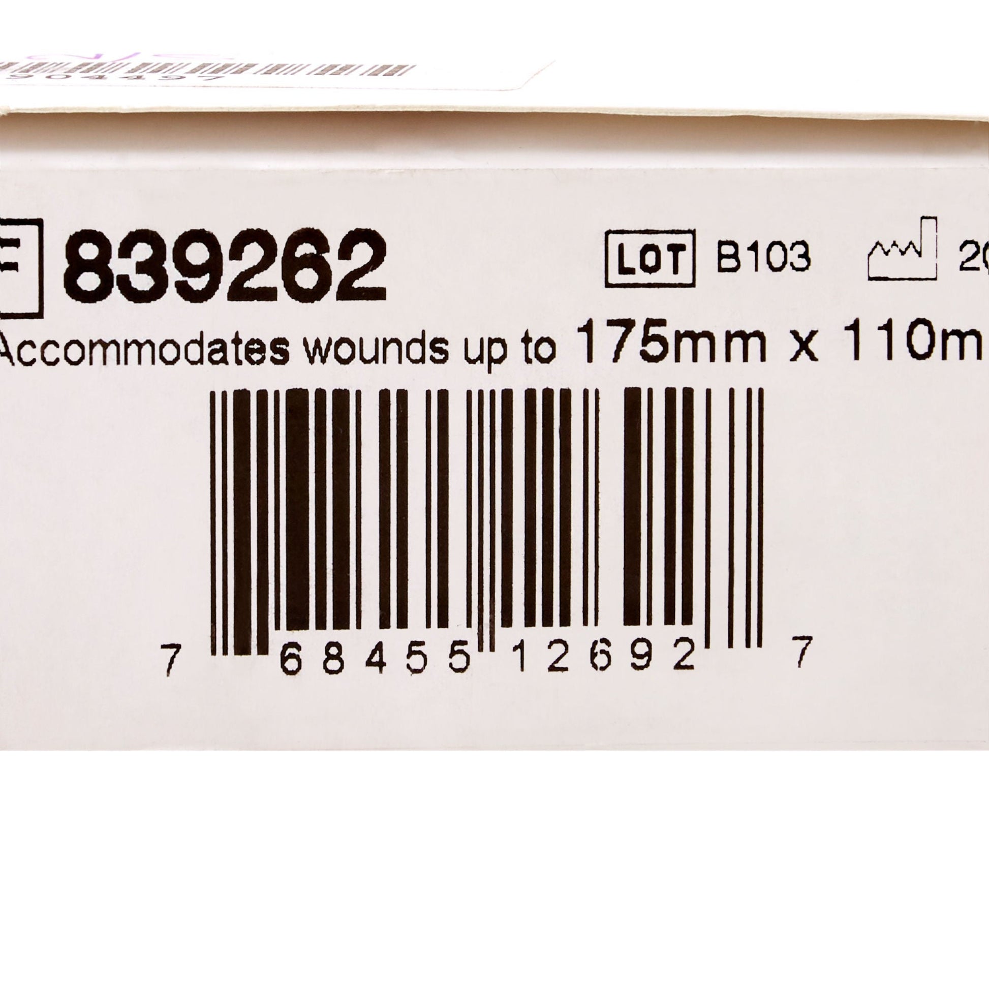 Eakin® Fistula and Wound Drainage Pouch, Cut to Fit Stomas 173 x