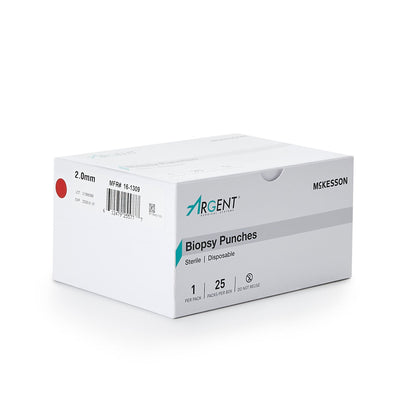 McKesson Argent™ Disposable Biopsy Punches, 2.0 mm – Box of 25 - view 2