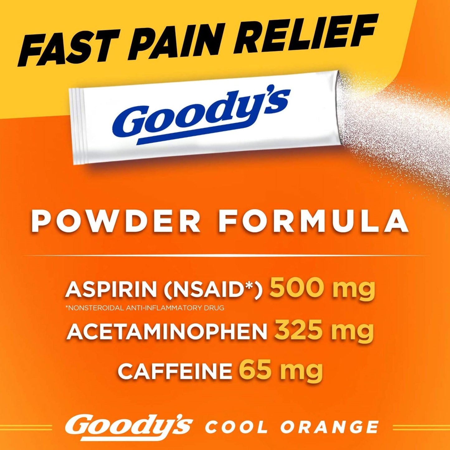 Goody's® Pain Reliever Powder Packs Cool Orange