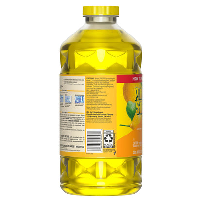 Pine-Sol Surface Disinfectant Cleaner Manual Pour Liquid Bottle Lemon Scent