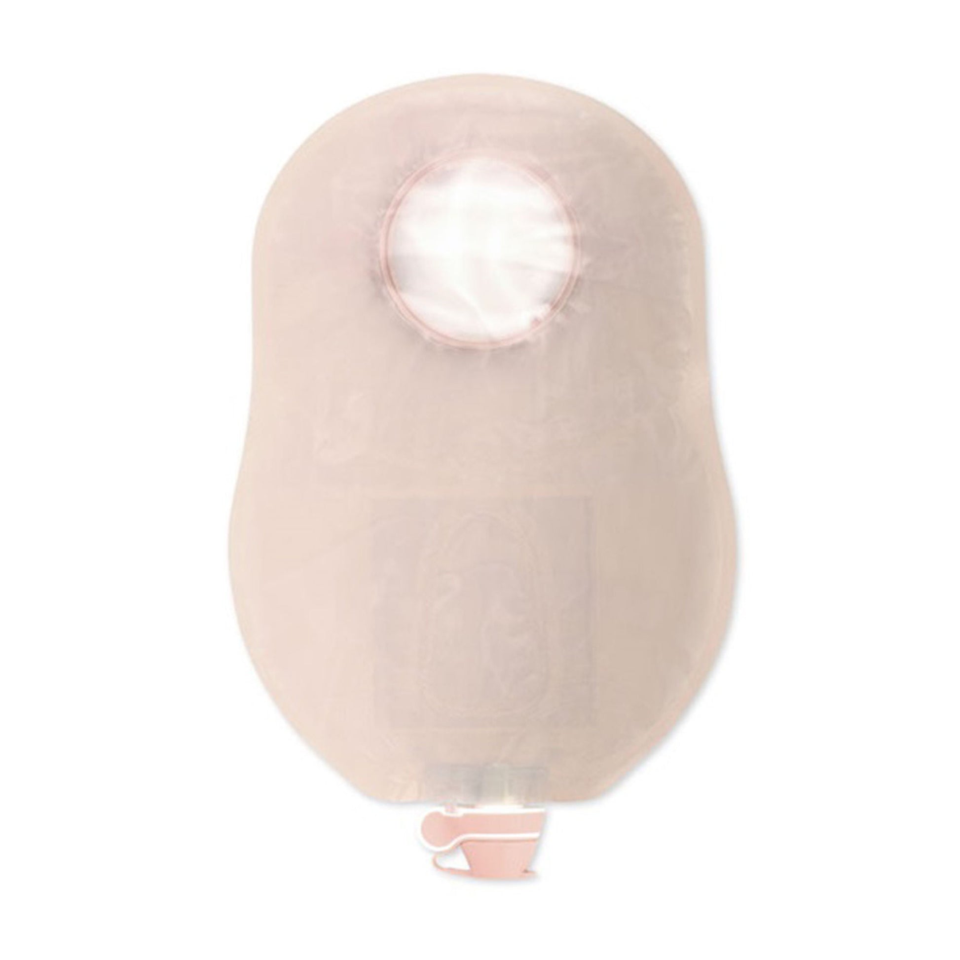 New Image™ 18123 2-Piece Beige Colostomy Pouch, Pre-cut to Fit Stomas, Red