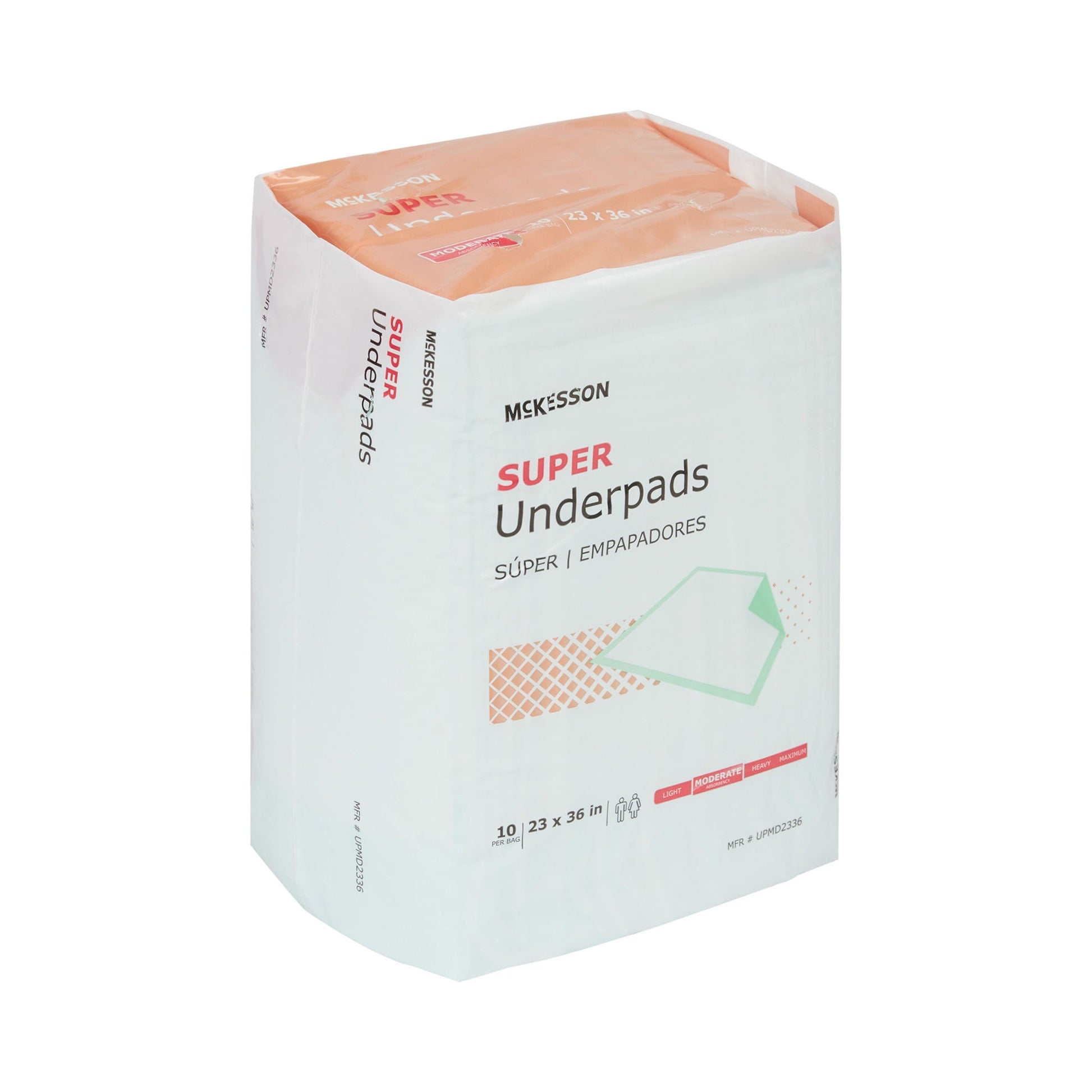 McKesson Super Moderate Absorbency Underpad