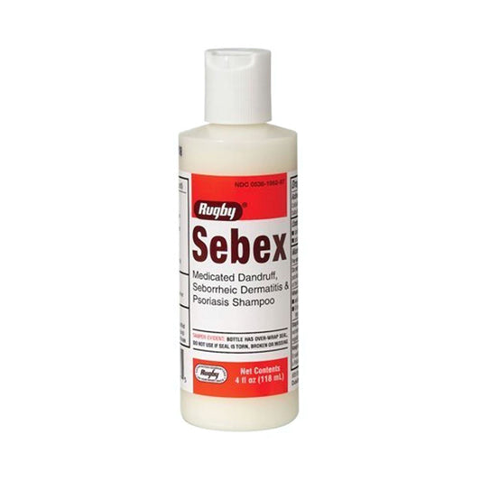 Rugby Sebex Medicated Dandruff, Seborrheic Dermatitis & Psoriasis Shampoo