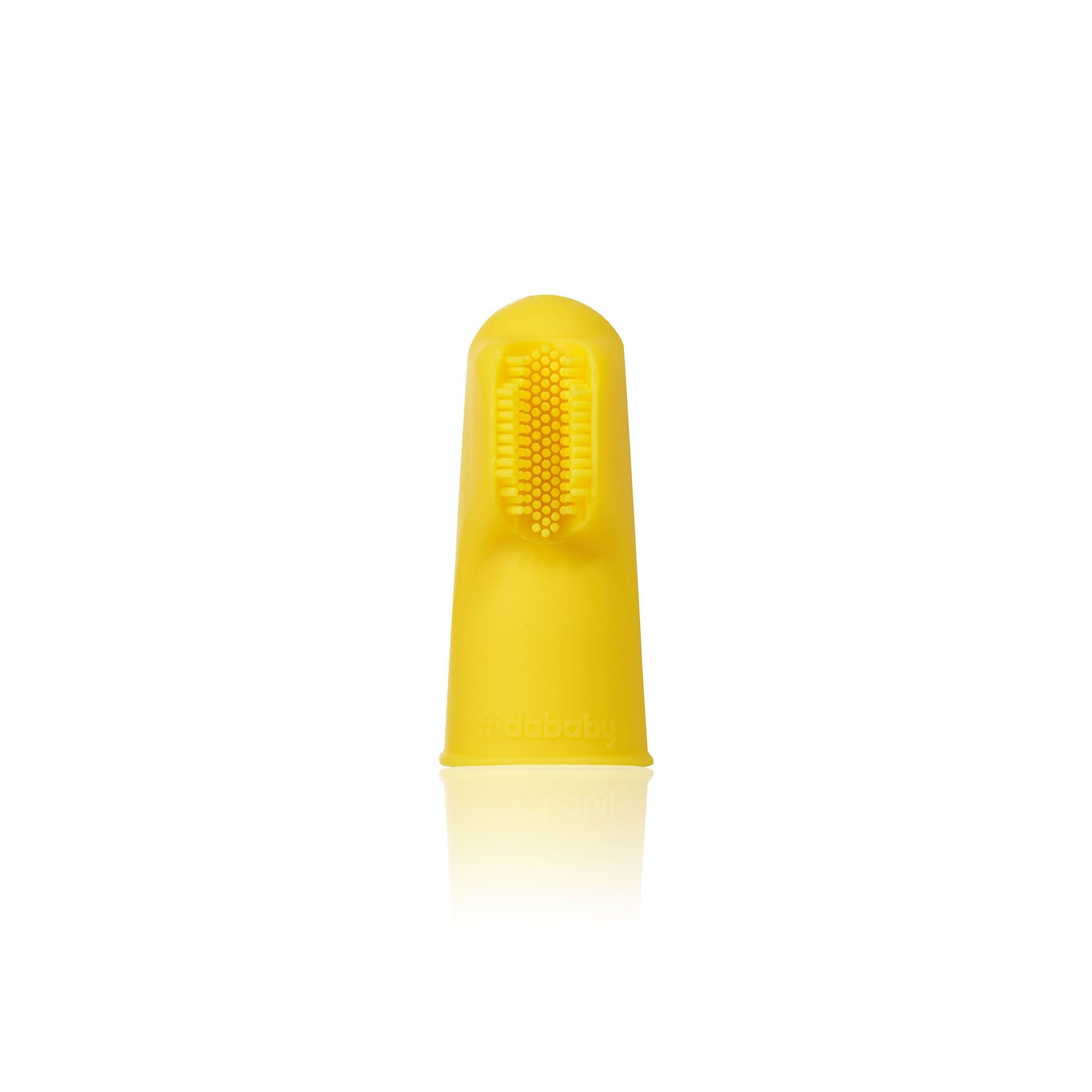 frida baby SmileFrida Finger Toothbrush Yellow Ages 3 Months and Up
