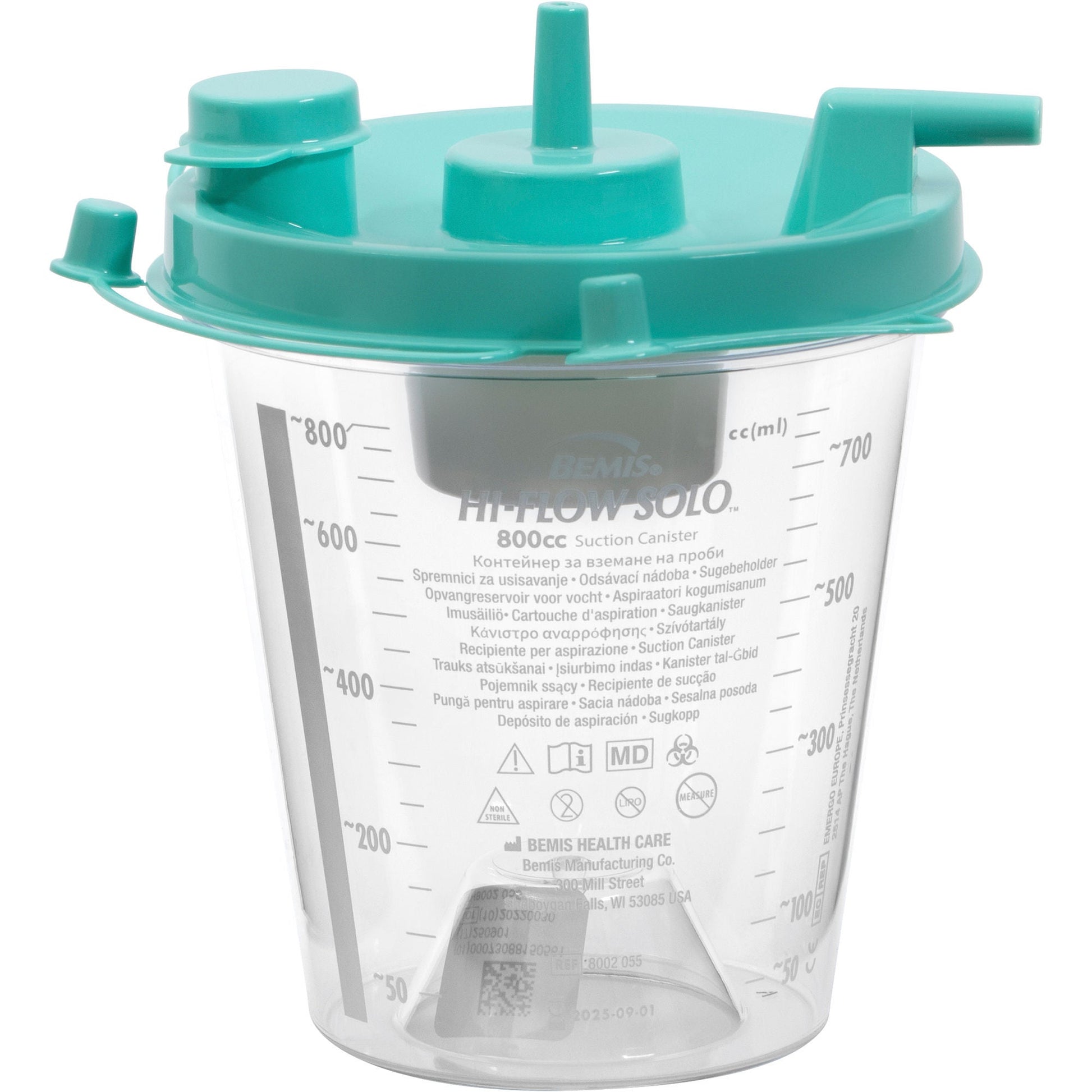 Hi-Flow™ Rigid Suction Canister for use with Bemis Quick-Drain™ Systems