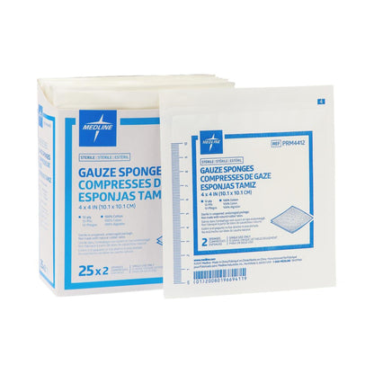 Medline Sterile Gauze Sponge, 12-Ply