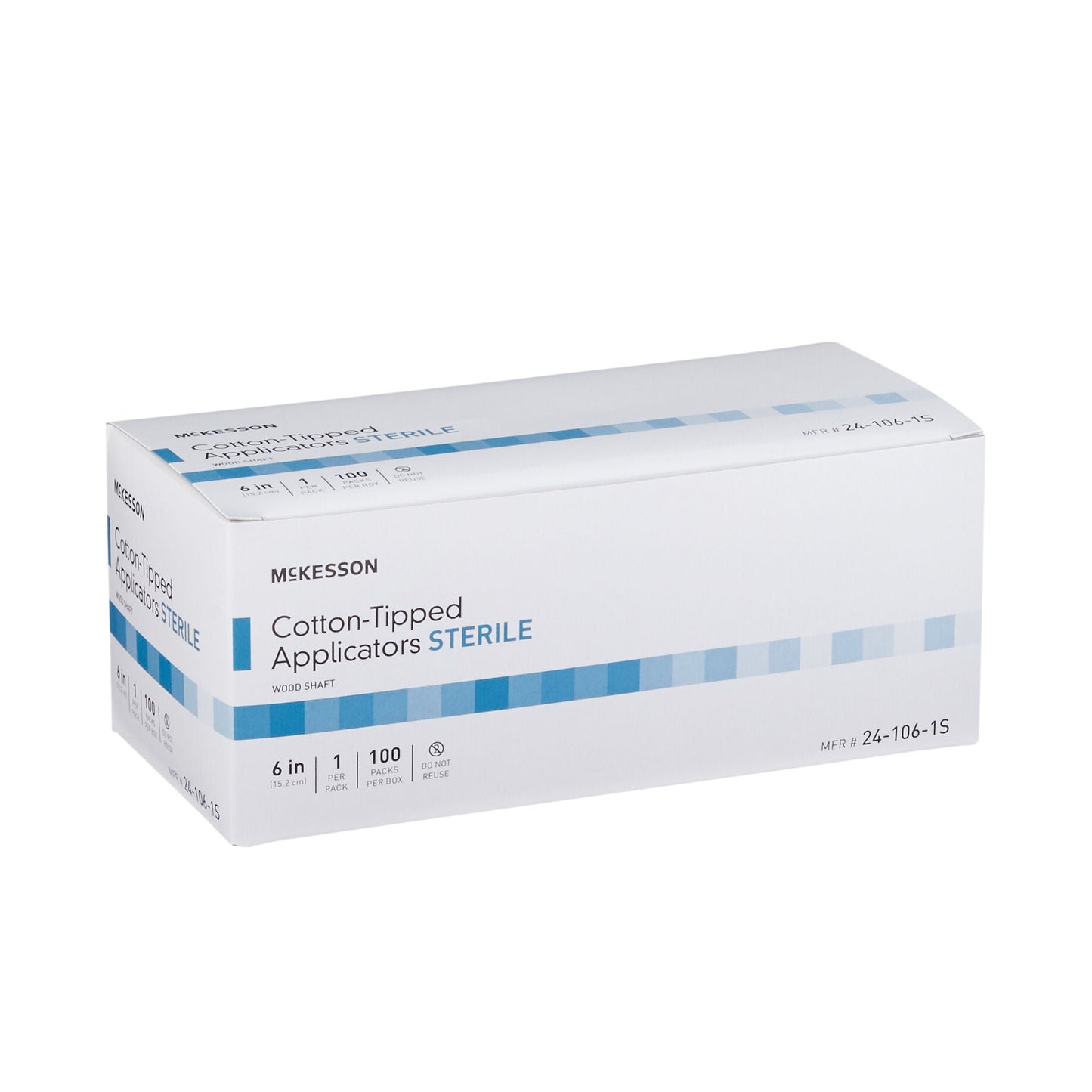 McKesson Sterile Swabsticks, Cotton Tip, Wood Shaft