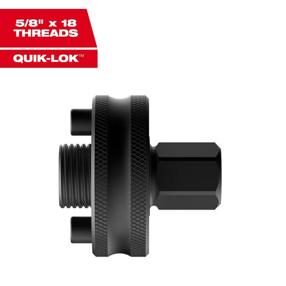 Milwaukee 2PK Large Thread Pin Adapters for QUIK-LOK Arbors 49-56-7575
