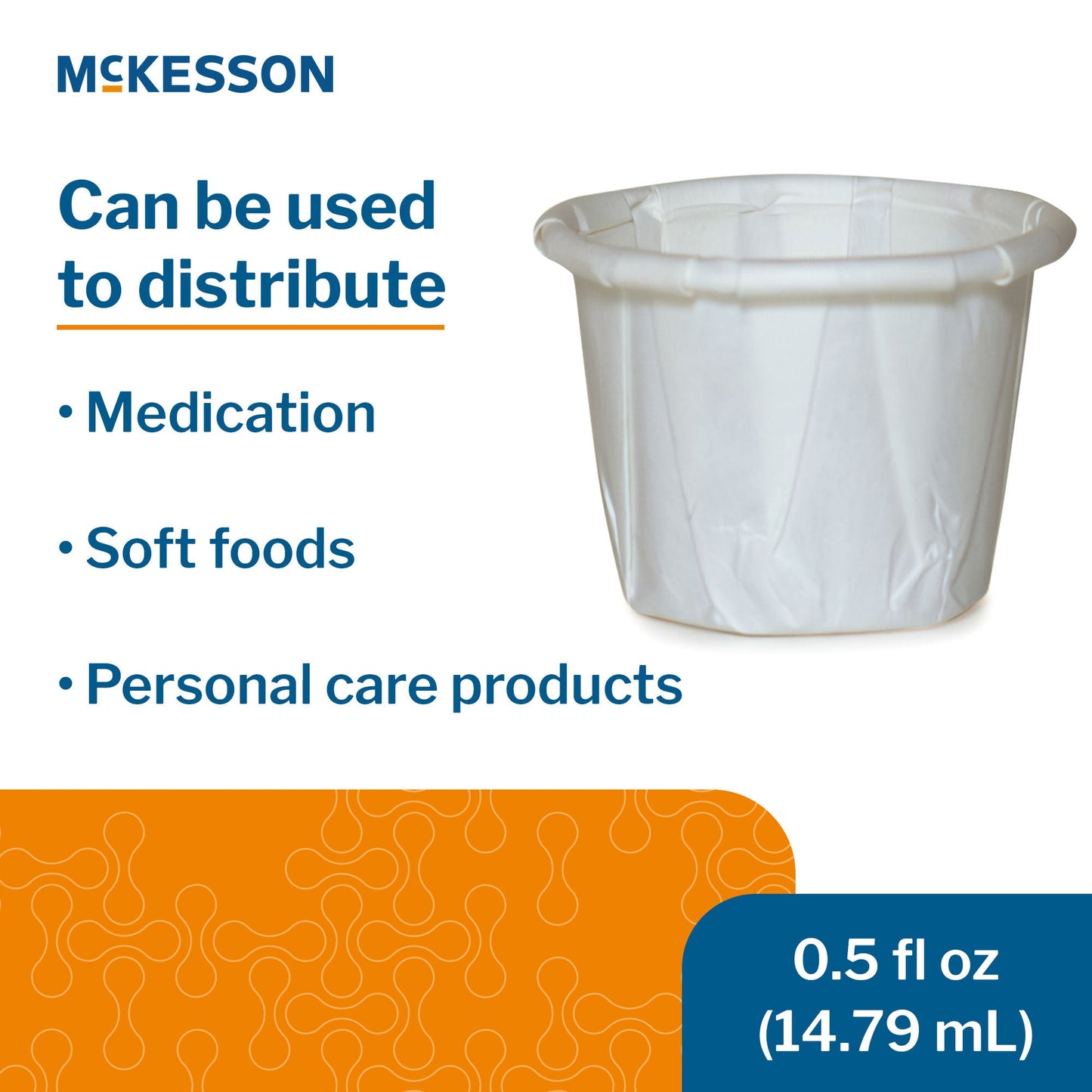 McKesson White Paper Soufflé Cup, Capacity