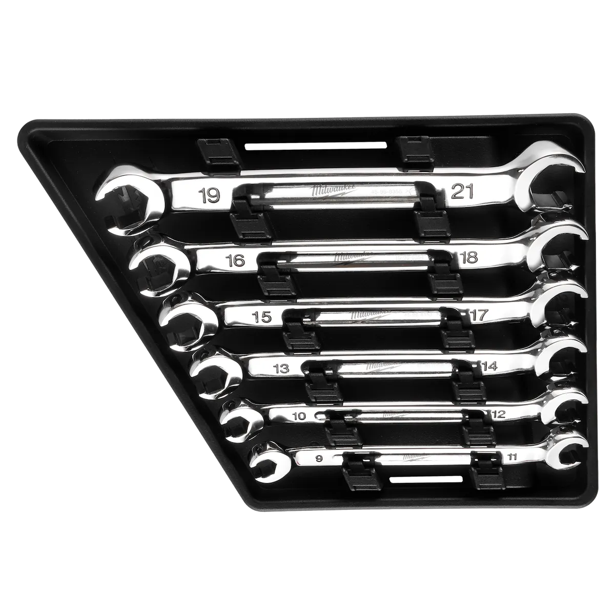 Milwaukee 6pc Double End Flare Nut Wrench Set - Metric 45-96-8355